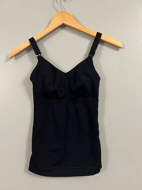 knix Small+ Black Nursing Cami with Adjustable Straps